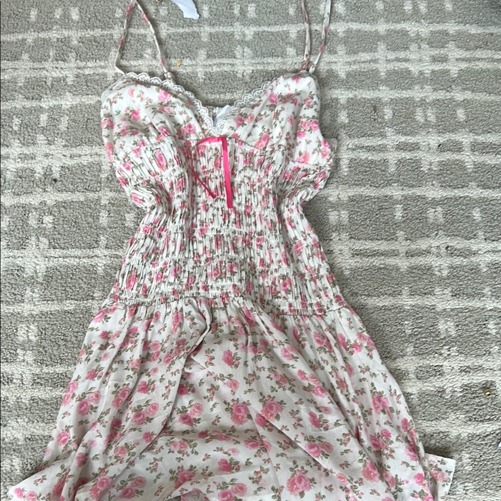 Floral Spaghetti Strap Dress